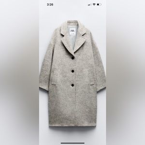 Zara Gray Trench Coat